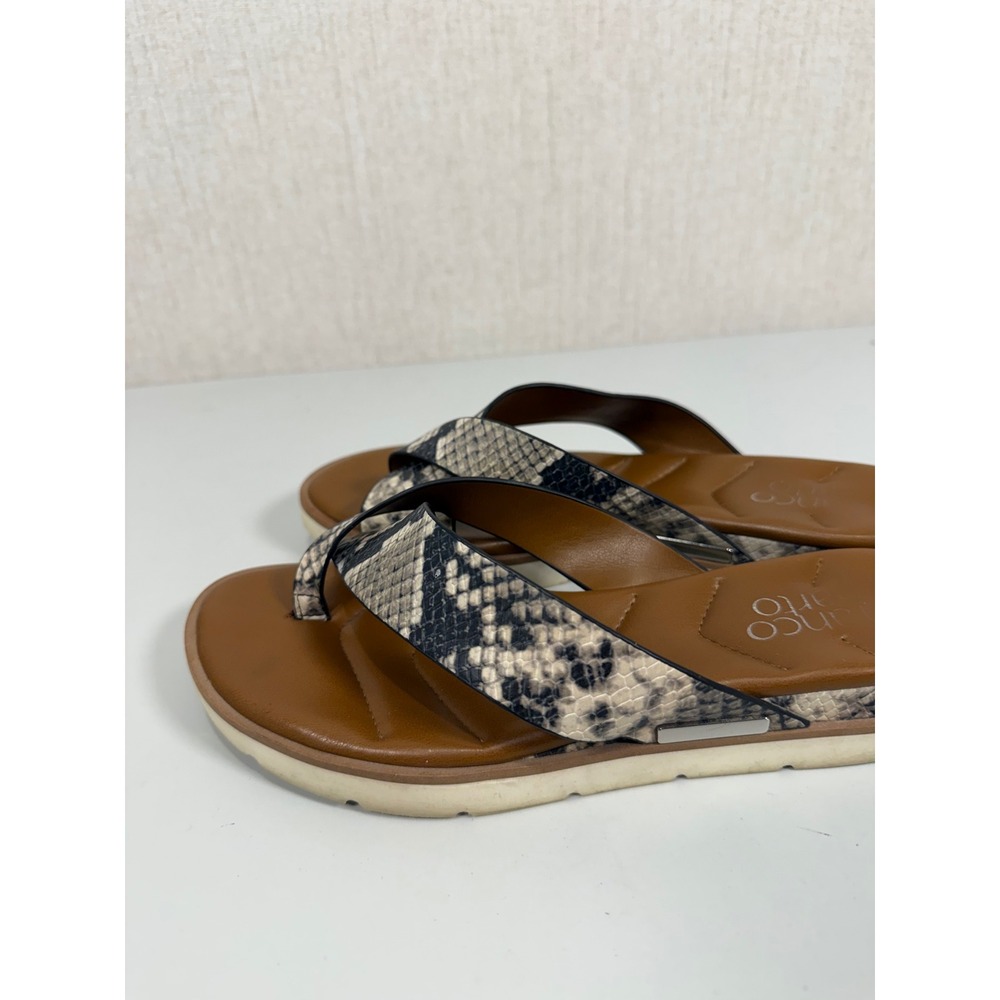 Franco Sarto‎ "Darious" Women's Slip On Sandals Reptile Pattern Size 6.5M - Picture 4 of 14